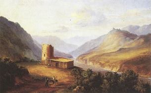 Paintings by Mikhail Lermontov 1837